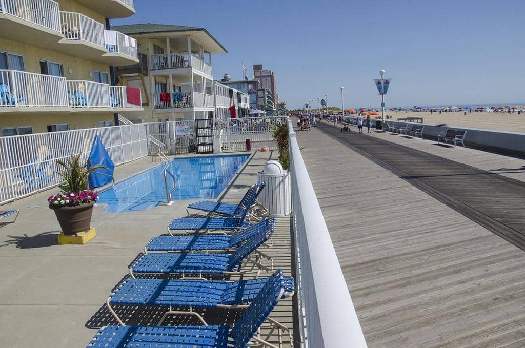 Ocean City Boardwalk Crystal Beach Hotel